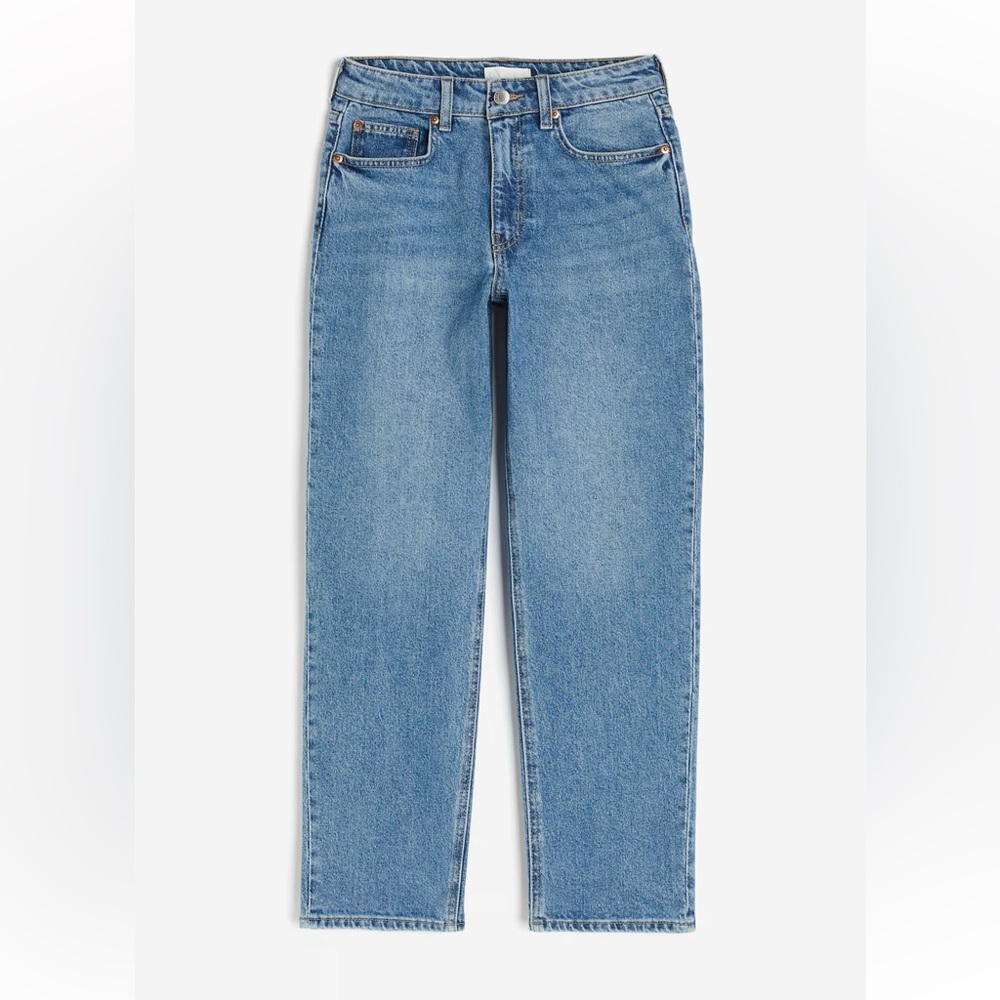 H&M Women's High Rise Blue Jeans